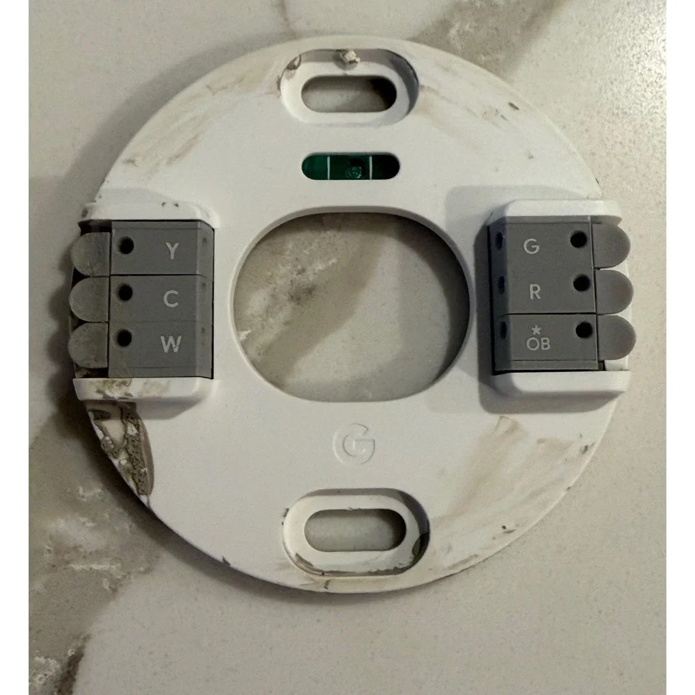 Google Nest Thermostat G4CVZ Smart Programmable Wi-Fi Snow White GA01334-US